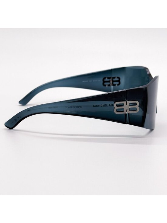 NEW BALENCIAGA BB0292S 003 SUNGLASSES BLUE UNISEX GEOMETRIC EYEWEAR BALENCIAGA main image 5